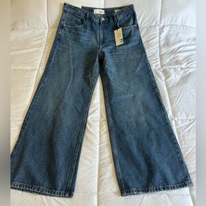 Dynamite size 14/32 Short Heidi Wide Leg Jeans